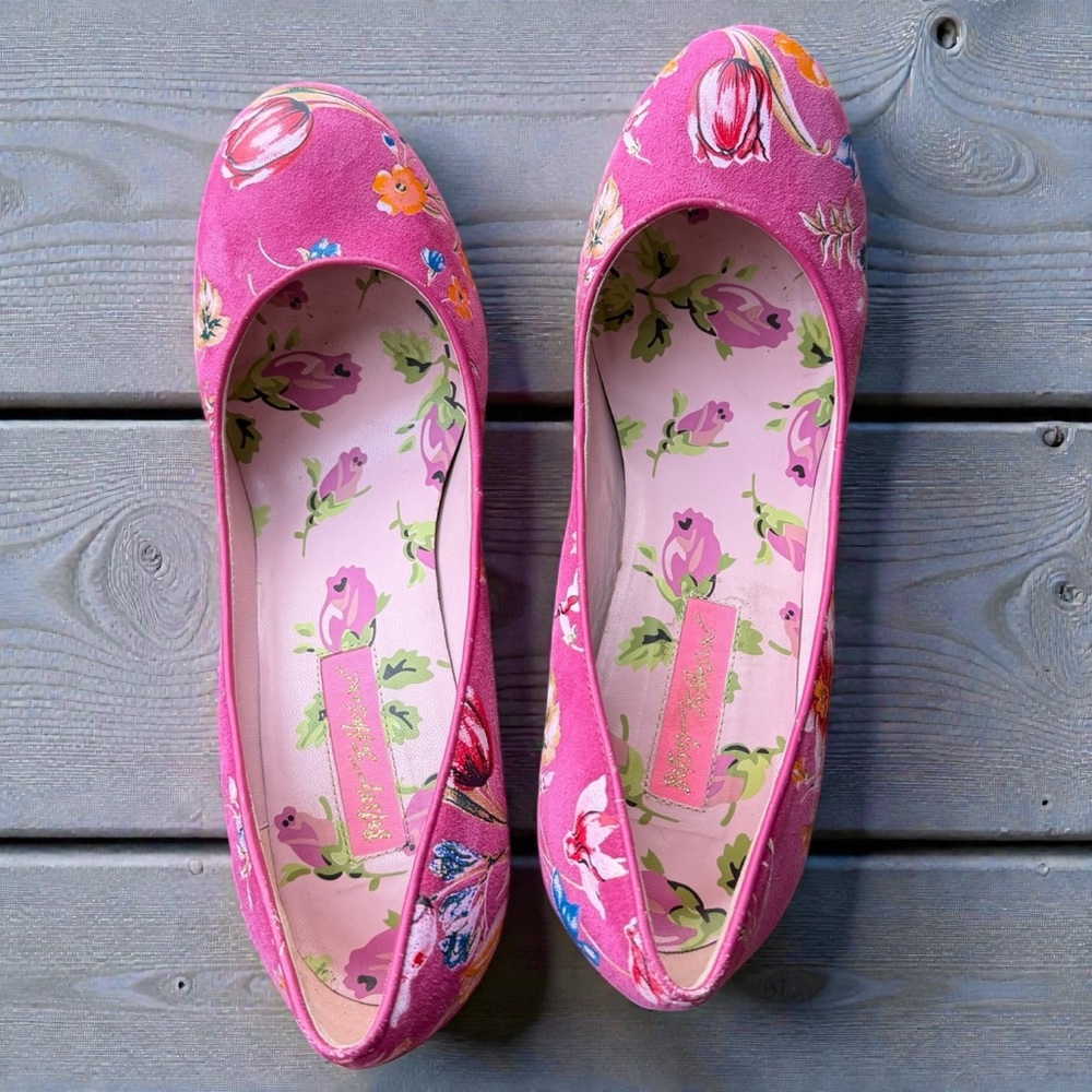 Betsy Johnson Garden Party Pumps size 7.5 - Picture 7 of 13